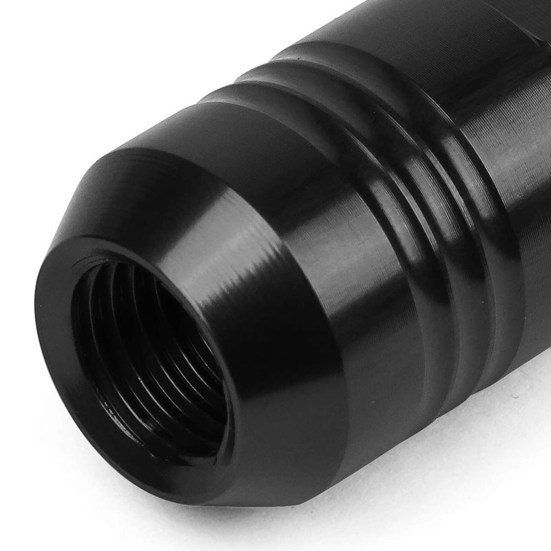 J2 Engineering 20 Pcs 7075 Aluminum Closed End M12 x 1.5 Lug Nuts Set w/Socket Adapter, Black, Fit Conical Seat, LN-T7-007-15-BK - Image 4